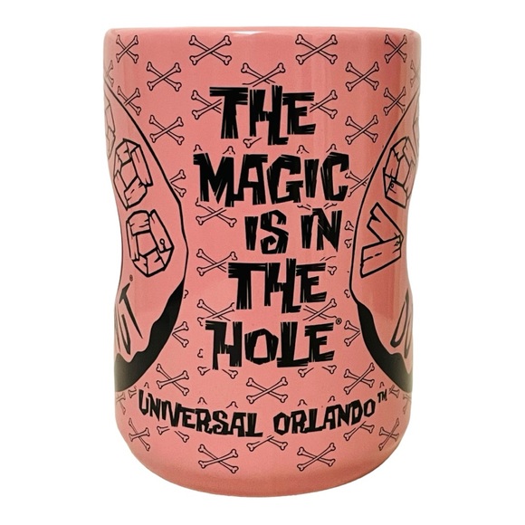 Voodoo Doughnut Hole Coffee Mug Universal Orlando The Magic is in the hole. - Picture 2 of 6